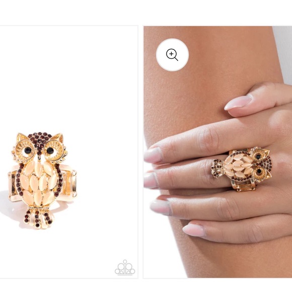 🦉🤎🦉 “OWL OBSESSION” BROWN OWL RING ~ PAPARAZZI❗️🦉🤎🦉 - Picture 4 of 4